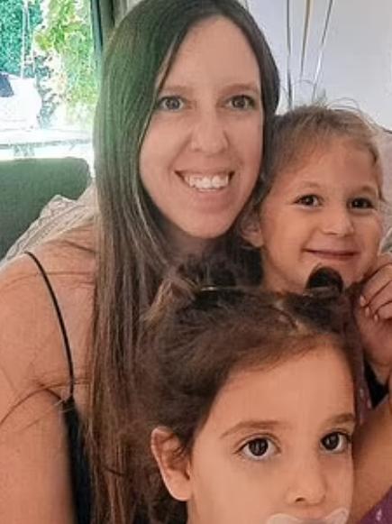 Doron Asher Katz, 34, was visiting her mother in Nir Oz near the Gaza border with their two daughters, aged two and four, were taken hostage.