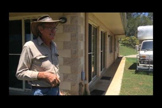 Eagle attacks Widgee man