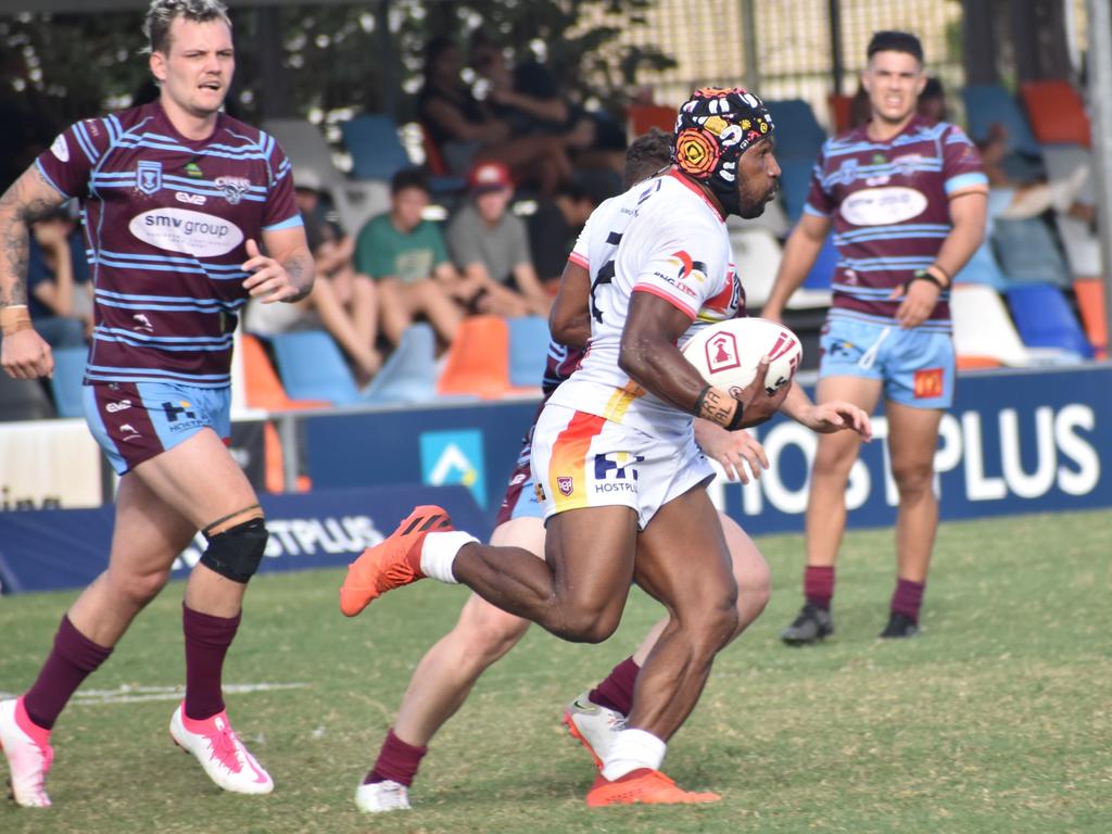 Round 2 of the Hostplus Cup, CQ Capras versus PNG Hunters, Rockhampton’s Browne Park, March 26, 2022.