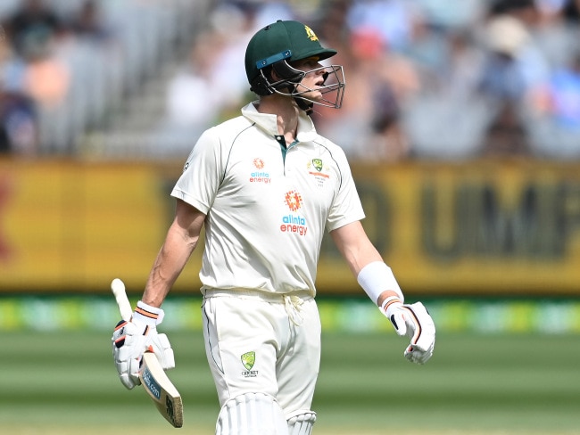 Steve Smith's horror Test summer continued on day three. Picture: Getty