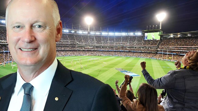 AFL Commission supremo Richard Goyder has thrown his support behind the prospect of a “twilight” Grand Final.