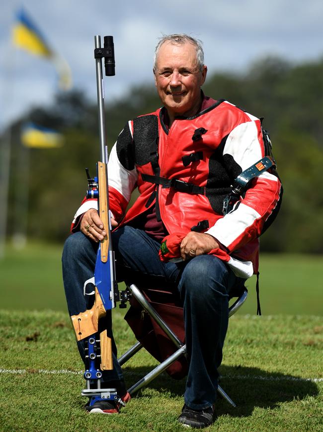 Robert Pitcairn gets ready for his Commonwealth Games debut. Photo: AAP