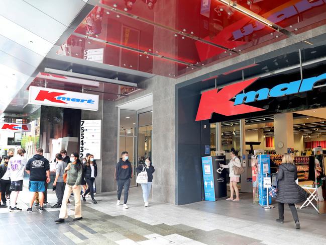 ADELAIDE, AUSTRALIA - NewsWire Photos November 12, 2021: Kmart at Rundle Mall. Picture: NCA NewsWire / Dean Martin