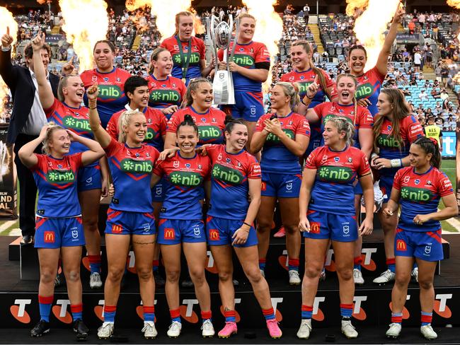 The Knights have claimed back-to-back NRLW titles. Picture: NRL Imagery