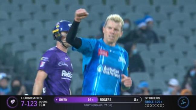 Wicket: Hobart Hurricanes, Mitch Owen – 05 Jan 22 | News.com.au ...