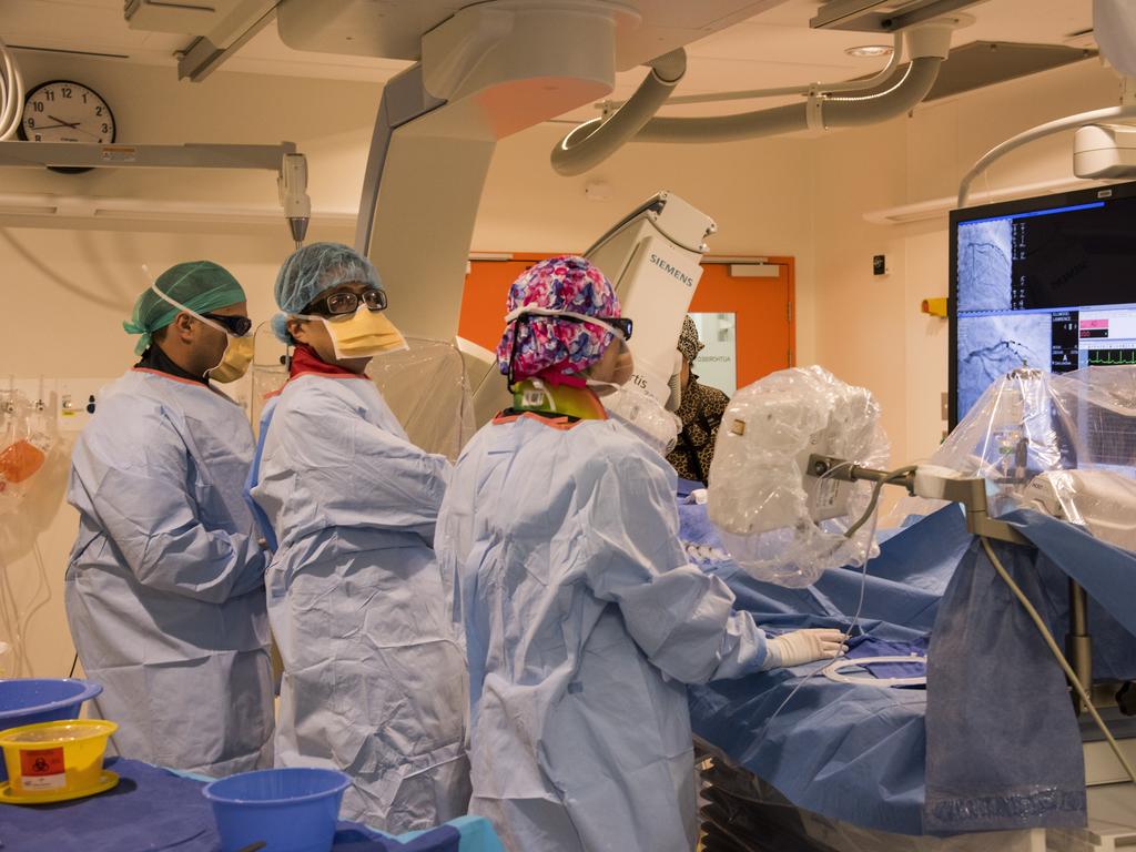 Prior to the opening of the cardiac catheterisation lab, heart attack patients had to be flown to Townsville.