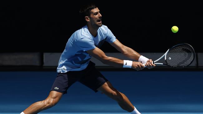 Novak Djokovic’s return to the Australian Open after last year’s controversial exit has raised plenty of interest. Picture: Getty Images