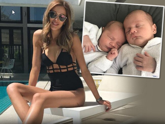 Bec Judd is heading back to the catwalk after giving birth to twins.