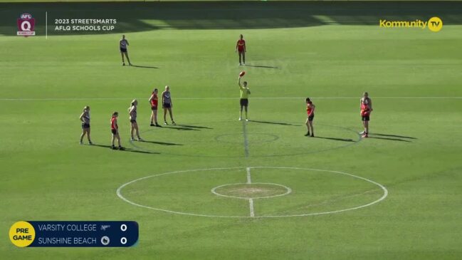 Replay: AFL Queensland Schools Cup SEQ semi-finals - Varsity College v Sunshine Beach SHS (Senior female)