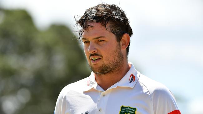 Randwick Petersham's Shaun Eaton, pictured last year, performed well with the bat. (AAP Image/Joel Carrett)