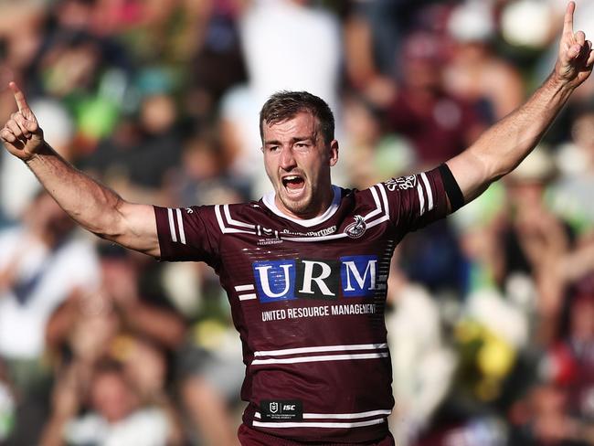 Lachlan Croker is early favourite to start 2020 at hooker for the Sea Eagles if Fainu is unavailable. Picture: Getty