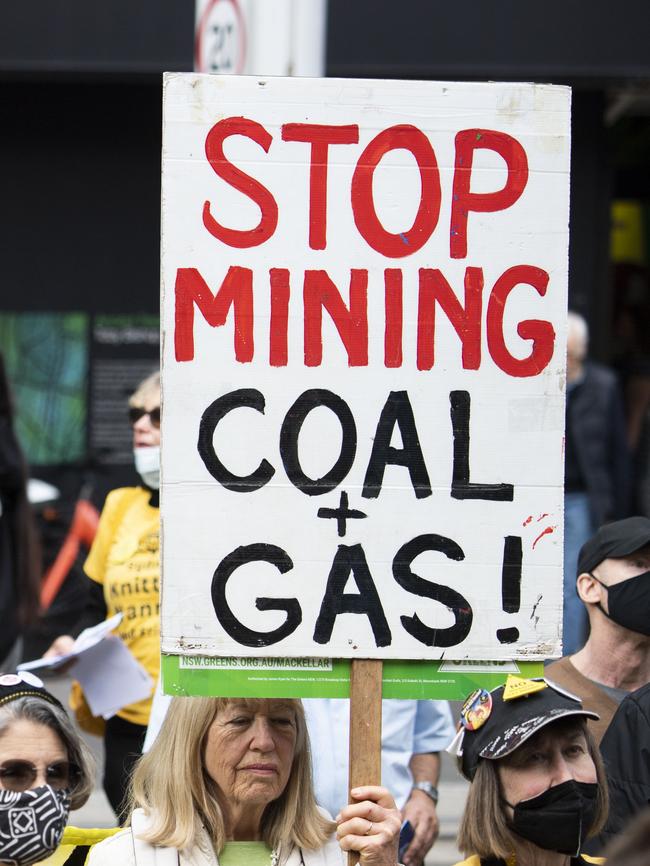 The Greens will support the government if it bans new coal or gas development. Picture: NewsWire / Monique Harmer