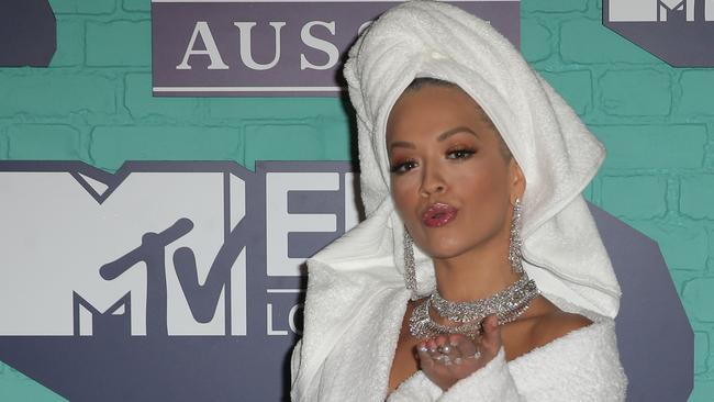 Rita Ora’s truly bizarre red carpet outfit