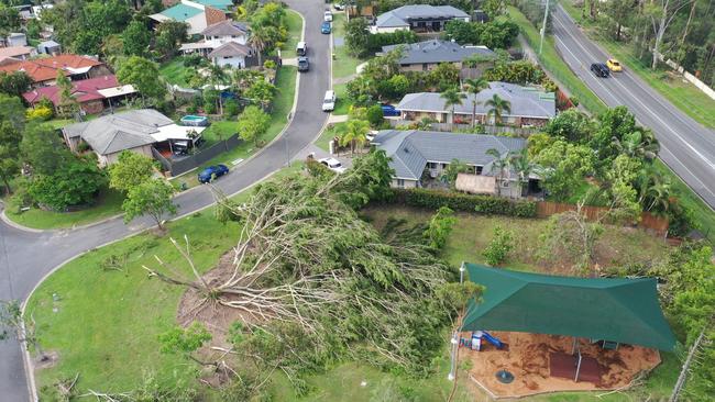 Gold Coast City Council has issued a big 'thank you' message to services helping with the restoration and clean-up efforts after a horror week o f storms. Picture: Gold Coast City Council/Facebook