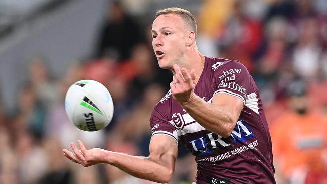 Daly Cherry-Evans in action for Manly. Picture: Bradley Kanaris/Getty Images