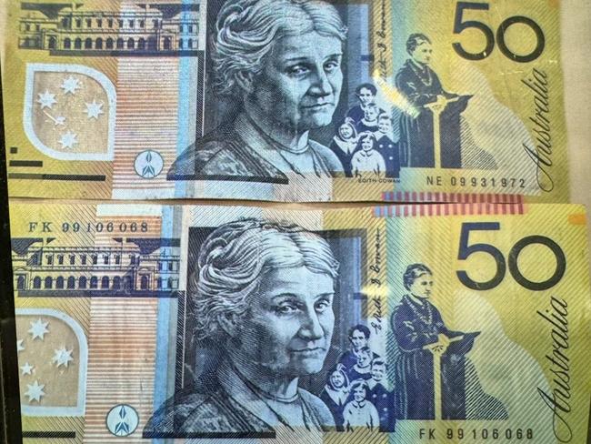 Police are investigating an alleged incident involving counterfeit currency in Bowen on November 27. Picture: QPS