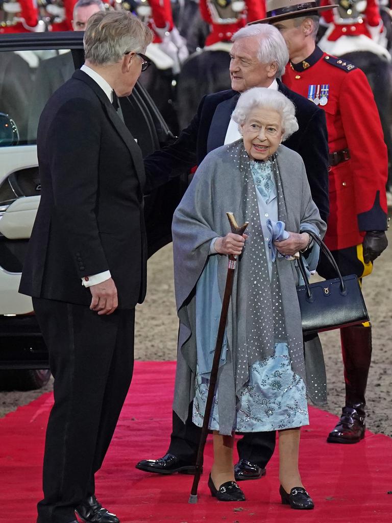 The guest of honour walked the red carpet as the crowd went wild. Picture: Steve Parsons/PA Wire