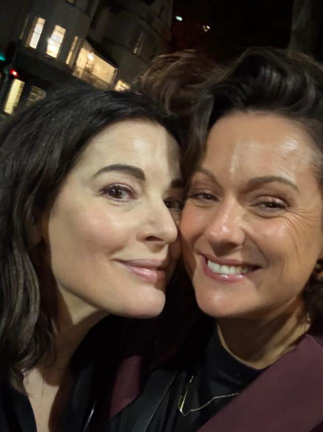 Aussie comedian Celeste Barber dining with chef Nigella Lawson in Sydney. Picture: Instagram