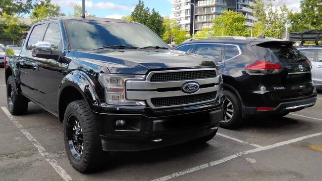 American-style pick-up trucks are taking over Australian roads. Picture: X / @amy_jelacic