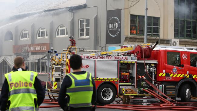 Port Melbourne fire: electrical fault caused blaze at Bay St building ...