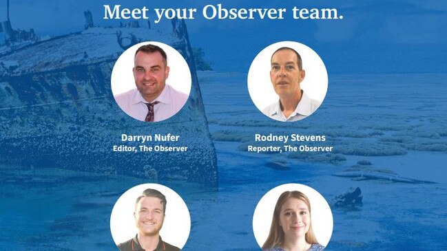 The Gladstone Observer team.