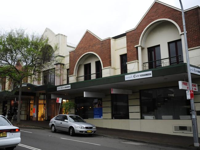 The former Cache Centre on Military Rd Mosman, photographed in September 2010, when the owner wanted to develop the site into a Coles supermarket. The Cache was demolished to make way for the Marque development where Dan Murphy’s plans to open. Picture: Phil Rogers