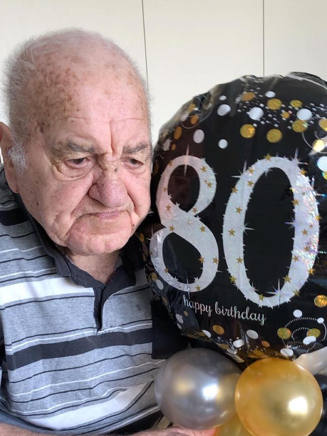 Ilias celebrating his 80th birthday.