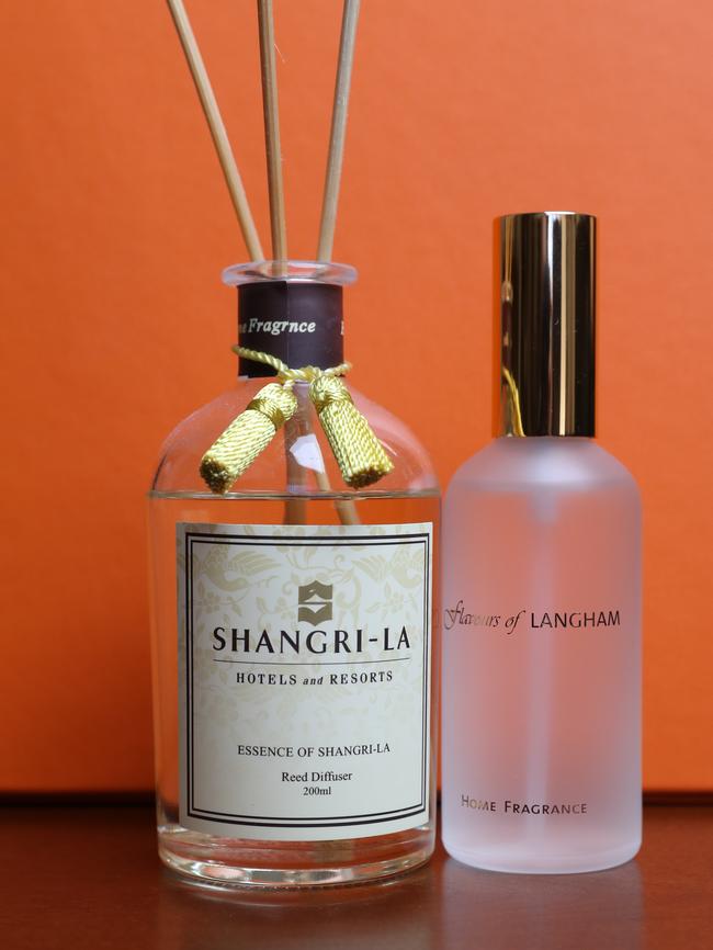 <b>Langham room spray / Shangri-La diffuser: </b>My two favourite hotels when I travel. I love to pretend I am always there by having their signature aromatic scents in my room. Langham Melbourne for their luxurious dream beds, and Shangri-La for the amazing day spa and massages.