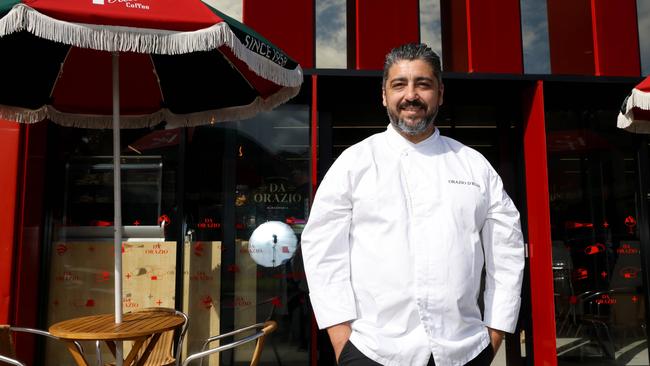 Orazio D'Elia at his business, now called Da Orazio Pasticceria. Picture: Damian Shaw