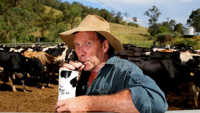 Country Valley's co-owner John Fairley pictured at the Picton dairy farm. Picture: Justin Sanson