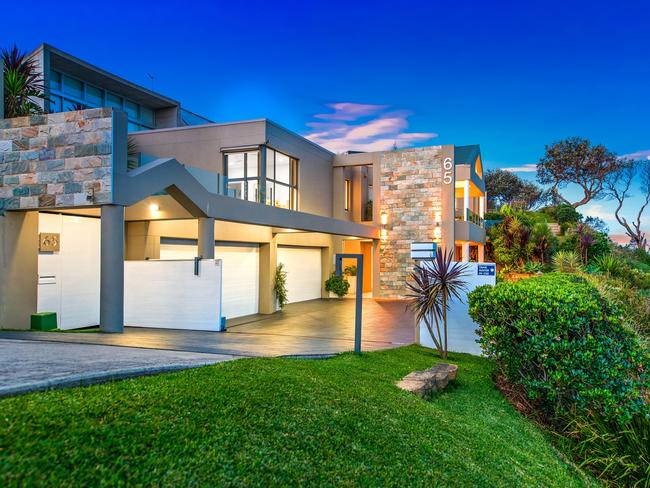 Mrs Baker sold 65 Forresters Beach Road, Forresters Beach for a record $5.2m in July 2020. Picture: realestate.com.au