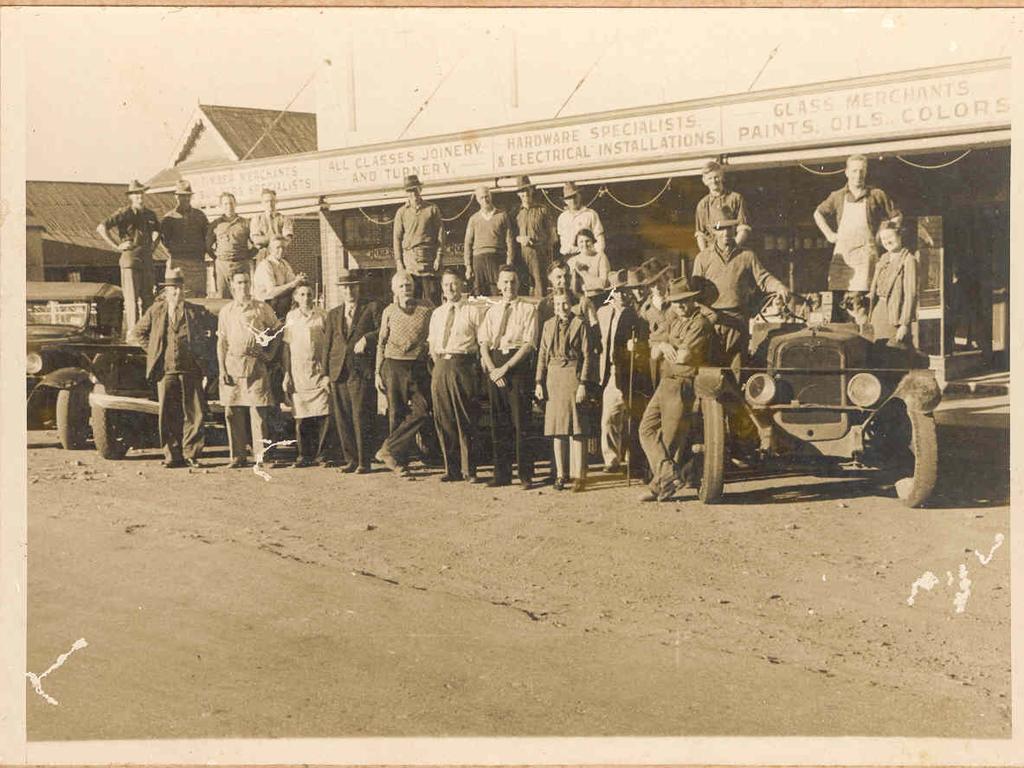 Porters staff circa 1913. Picture: Contributed.