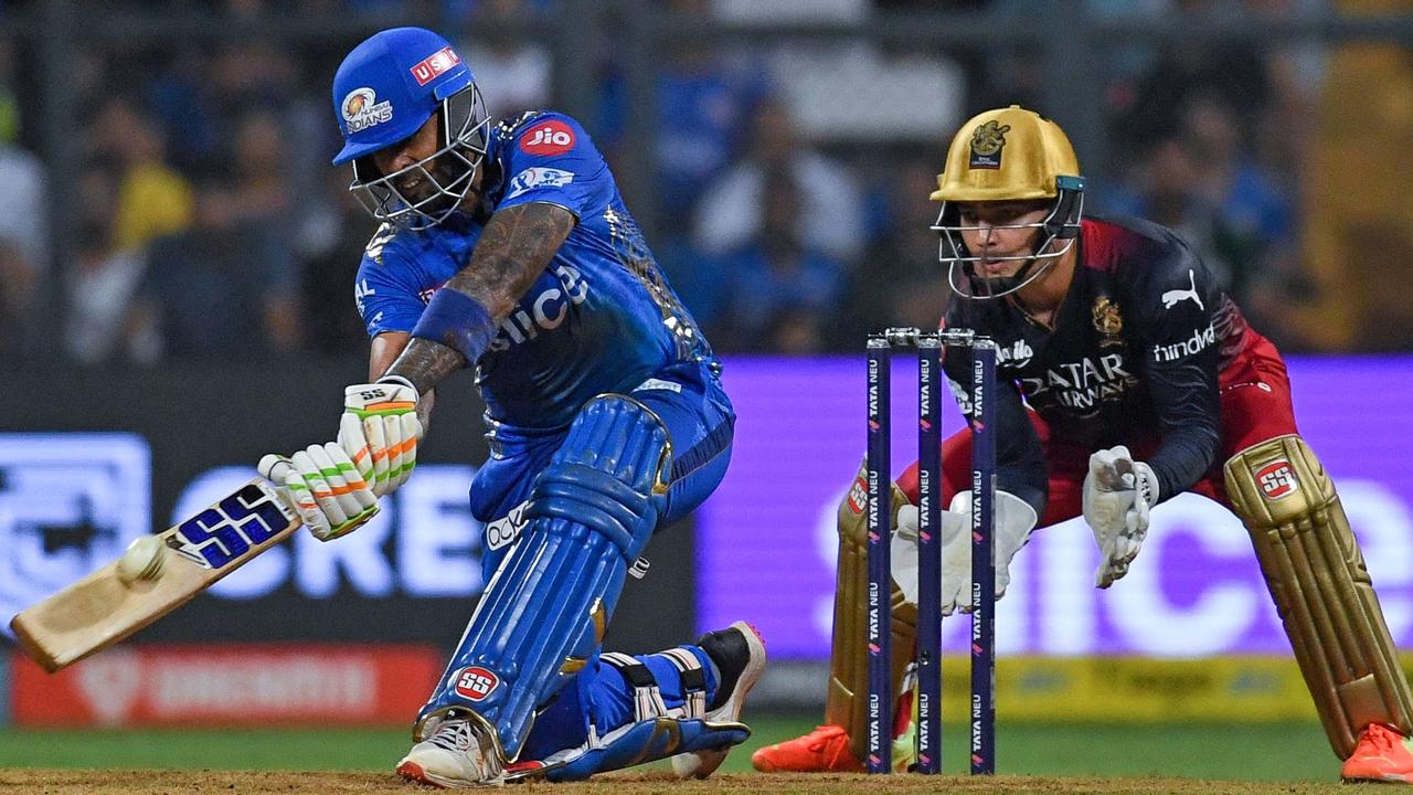 Mumbai Indians’ Suryakumar Yadav. Photo by INDRANIL MUKHERJEE / AFP