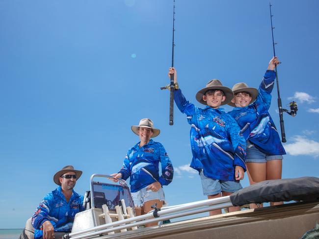 Coopers fishing classic comp is on next weekend. The Calder Family Jermey, Suzanna, Elle and Chayse ready for the Coopers fishing classic comp next weekend. Picture: Glenn Campbell