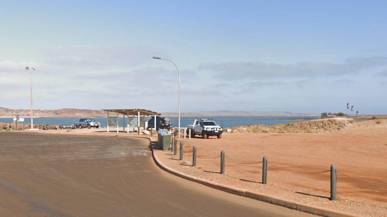 The man allegedly drove a four-wheel drive into the water about 30m from the sand. Picture: Supplied