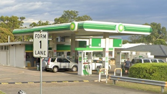 The BP service Station on Macquarie Dr Valentine was allegedly held up by an armed robber on October 5, 2022. Google Maps