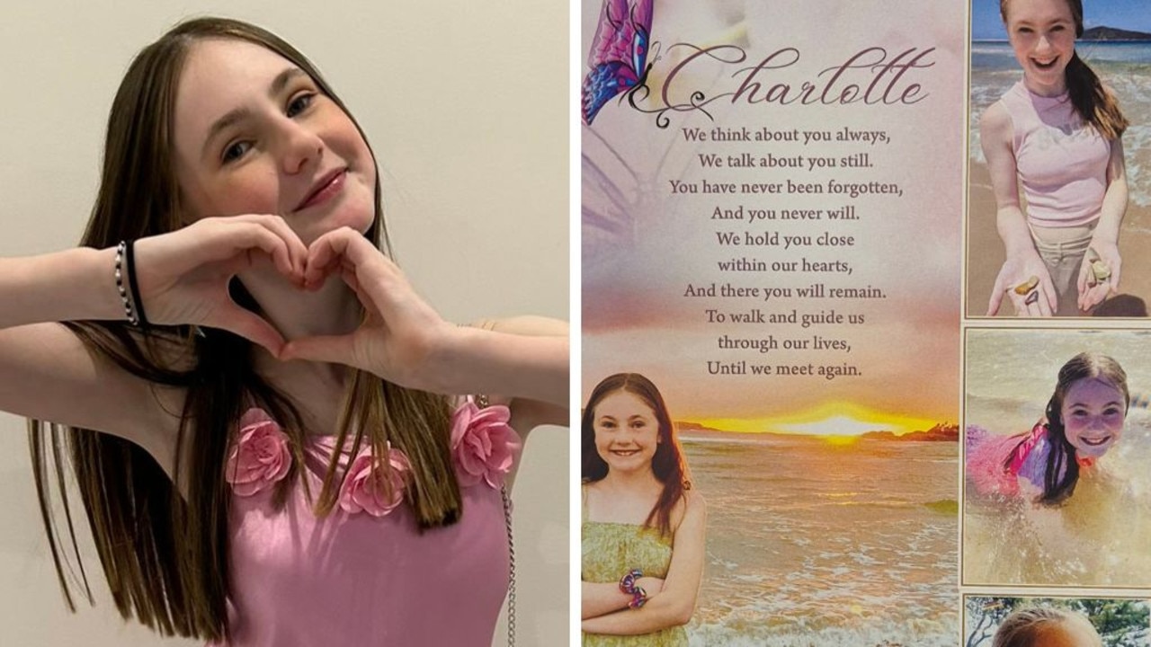 12-year-old Charlotte died by suicide. Picture: Supplied.