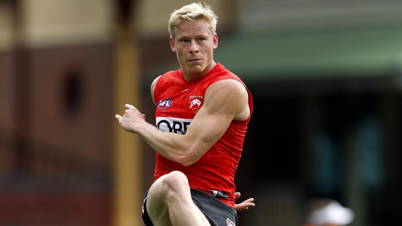 It might be time to give up on the Isaac Heeney midfield dream. Picture: Phil Hillyard