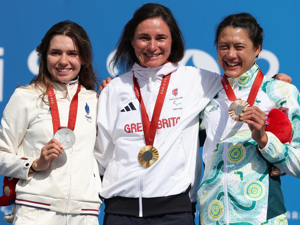 Gold medallist Sarah Storey has slammed the treatment of female athletes at the Paralympics. Picture: Michael Steele/Getty Images