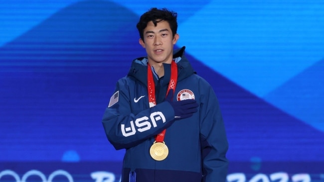 The US-born Chinese figure skater has been told to "get out of China" after winning the men's individual event for USA. Picture: Getty Images