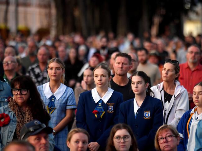 Anzac Day 2025. Dawn service Anzac Park Townsville. Picture: Evan Morgan
