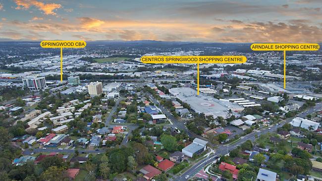 Springwood, where Arndale shopping Centre and Springwood Shopping Mall are competing for customers with both undergoing large renovations.