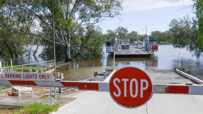 The Lyrup ferry on November 19, 2022: Picture: Brenton Edwards