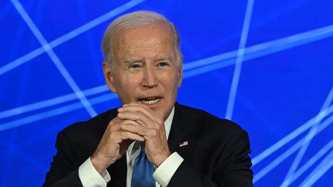 US President Joe Biden. Picture: ANDREW CABALLERO-REYNOLDS/AFP