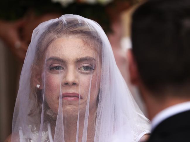 Scenes from the wedding of Jason Hale and Ashleigh Simrajh who is  terminally ill at Seaworld Nara Resort on the Gold Coast.Photograph : Jason O'Brien