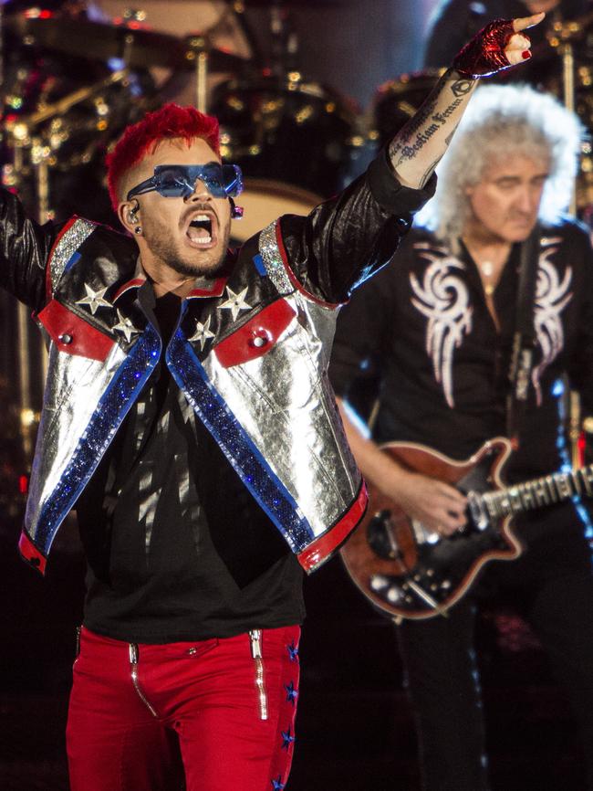 Queen and Adam Lambert are Adelaide bound. Picture: AP