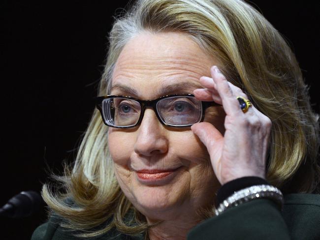 No horns here ... Hillary Clinton in 2013 — minus any horns. Picture: AFP