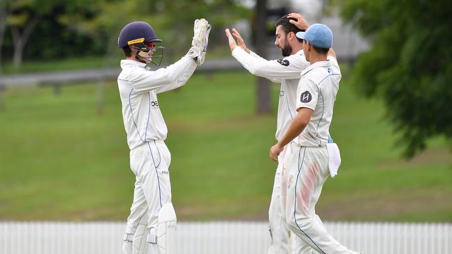 Second grade club cricket grand final between South Brisbane and Gold Coast Saturday April 1, 2023. Picture, John Gass