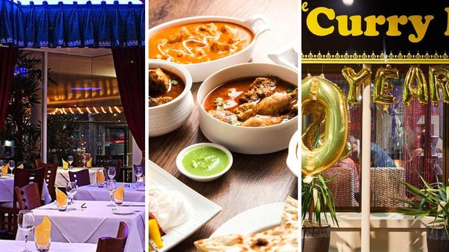 More than 30 Indian restaurants are in the running to be crowned the best on the Sunshine Coast. Photo: Hathi Indian Restaurant (left), The Curry Bowl (right)