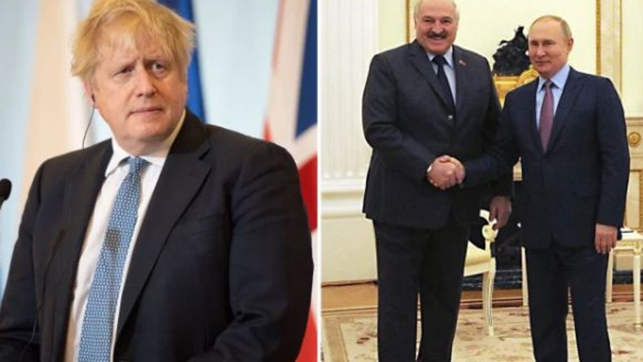 Boris Johnson Russie Vladimir Poutine guerre Ukraine